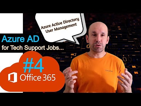 Office 365 Training for Jobs, Azure Active Directory User Management