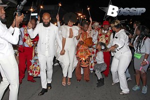 N.O. Style: Beysus And Hubby Hov Get It Poppin' In Solange And Alan Ferguson's Wedding Second Line Parade [Photos]