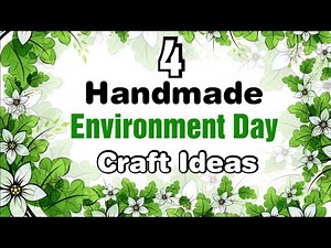 4 Amazing DIY Environment Day Card Ideas | Environment Day Drawing Easy | Environment Day Poster