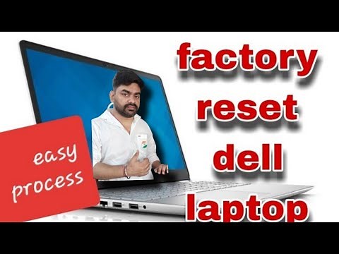 How to reset Dell laptop to factory settings #reset windows 10#dell laptop reset setting 2024