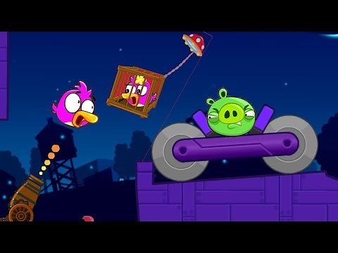 Angry Birds Cannon Collection 4 - RESCUE GIRLFRIEND AND BLASH BAD PIGS!!