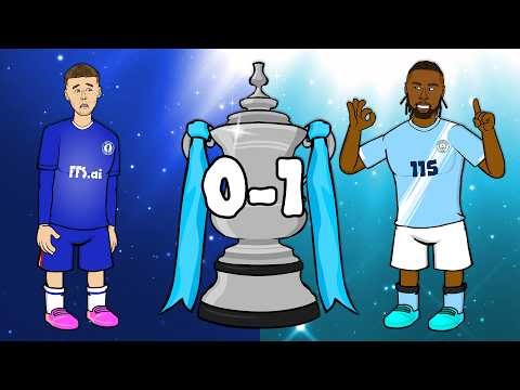 SEMENYO WINS THE FA CUP🏆 (Chelsea 0-1 Man City FA Cup Final Highlights)