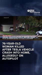In Texas, a Tesla vehicle allegedly on autopilot crashed into a home near Houston, killing a 76-year-old woman. #AlexPresha has the details.