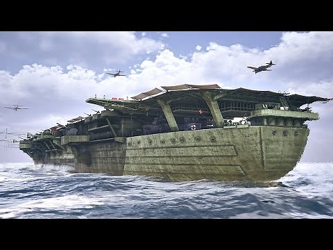 [Commentary] Recreating the Aircraft Carriers "Chitose" and "Chiyoda" in 3DCG [4K]