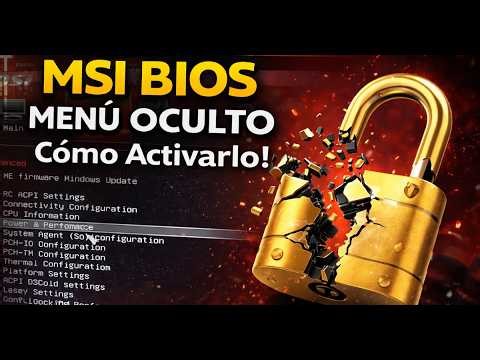 Como Desbloquear Advanced BIOS en Laptop MSI | SOPTECO