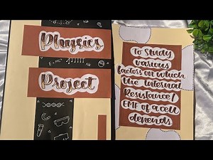 Investigatory Project On "Internal Resistance/EMF OF A Cell" For Class-12th| Physics Project |