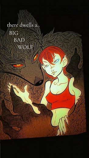 "little red riding hood" but make it ✨ werewolf × vampire✨