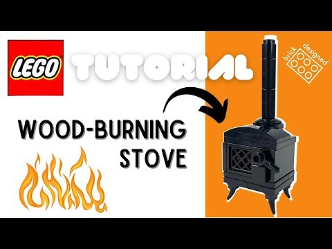 Let's Build A LEGO Wood-Burning Stove! TUTORIAL