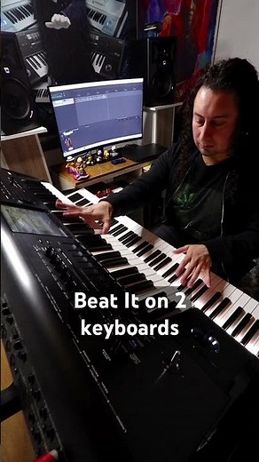 Beat It Riffs on 2 Keyboards 🤘🏻 Dr Kronos