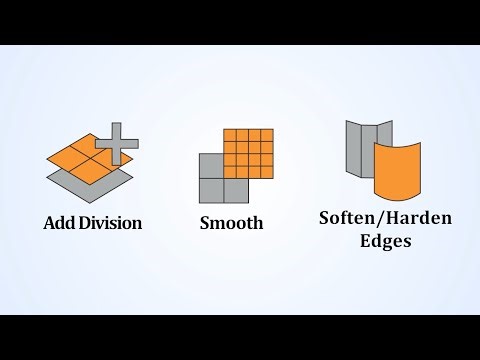 Maya Modeling Tools Explained Add Division Smooth and Soften Harden Edges