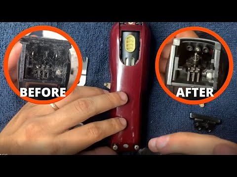 HOW TO - Take apart/Reassemble cordless WAHL MAGIC CLIPS || Barber ASMR Clipper Cleaning