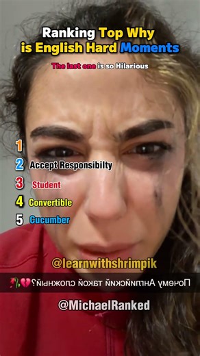 Ranking Top Why is English Hard Moments