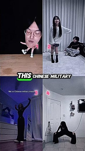 Chinese military dance trend 🔥