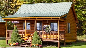3K views · 195 reactions | The Timbertrail Log Cabin Shell Package | Tiny Homes | Facebook