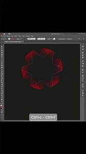 Amazing Geometric Flower Design Tutorial - Easy Steps for Beginners! #adobeillustrator #flowerdesign