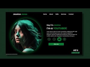 How to Make A Portfolio Website using HTML CSS & JavaScript | Complete Responsive Portfolio