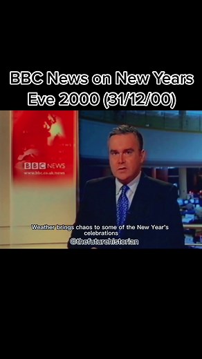 BBC News on New Years Eve 2000 (31/12/00) #history #2000 #historytok #oldfootage #2000s #newyearseve #nye #bbcnews