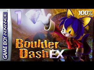 Boulder Dash EX (Game Boy Advance) - 4K60 Walkthrough Part 1 - Tutorial Lessons