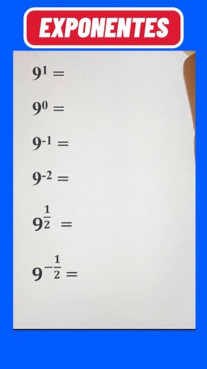 6.2K views · 57 reactions | Ejercicios basicos de exponentes | Matematicas - Aprender es Avanzar | Facebook