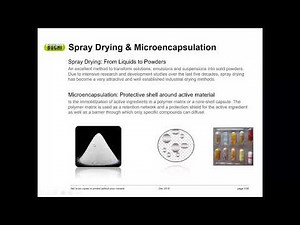 (Webinar) Prilling by Vibration and Spray drying in the biotechnology and food industry