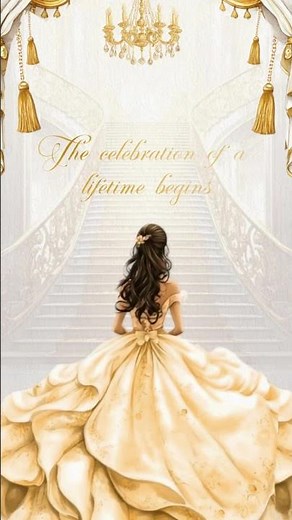 Royal Sweet 16 Video Invitation with RSVP Tracking