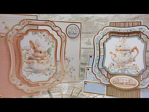 Cardmaking with Hunkydory's Member Free Gift Hoppy Days collection - Time for Tea