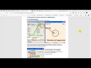 4NEC2 || Design of a Dipole Antenna || Basic Explanation || According to Tutorial-1 given in 4NEC2
