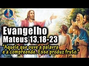 Evangelho de Mateus 13,18-23, com reflexão. "Aquele que ouve a palavra e a compreende. Esse...