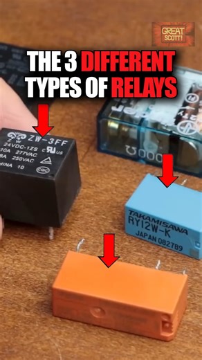 GreatScott! on Instagram: "The 3 Different Types of Relays! #relay #electronics #electrical #guide #tutorial"
