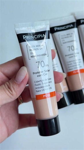 Protetor Solar com Cor da Principia FPS 70 – Teste e Cores
