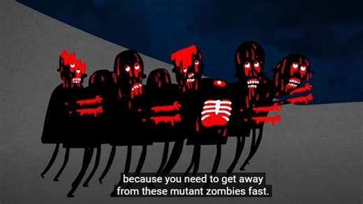 Solve this bridge puzzle to save a group from zombies. You have 10 seconds