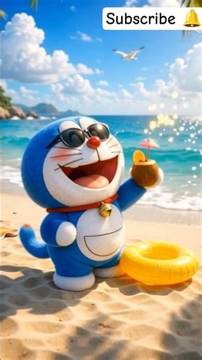 Summer Chill with Doraemon 🏖️🌴