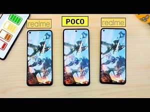 Realme 7 vs Realme 6i vs POCO M2 Pro Heating and Battery Drain Test | Over Heating Issue?