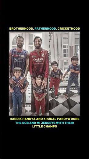 Hardik and Krunal Pandya brothers with their little champs ❤ #shorts #shortsfeed #viratkohli