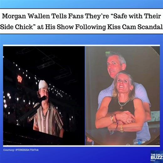 12K views · 81 reactions | SIDE CHICKS SAFE. If you want to enjoy a concert with your side piece, #MorganWallen's shows are your safe space. So said Morgan during his stop in Glendale, Arizona  "I don't condone cheating... anymore." Sounds like a country song in the making 樂樂 #ViralVideo #Coldplay #Astronomer | The Daily Buzz | Facebook