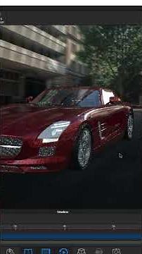 Automotive Speed on Road in Keyshot