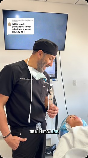 Clear lens exchange offers permanent vision correction — meaning you’ll no longer need glasses for distance or reading. ✨ It’s an incredible advancement in technology that replaces your eye’s natural lens with a customized artificial one designed to last a lifetime. You’ll never develop cataracts or need another vision correction surgery again — your vision is set for life!  | Ebbie Soroudi | Facebook