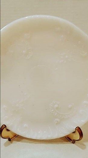 FOR SALE 1880's Dithridge Thistle Antique Milk Glass Vanity Tray $32 + shipping #shorts #milkglass