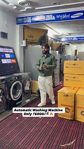 Automatic Washing Machine Only ₹5000/-में 🔥 11,999₹ में 55”inches Led Tv . . #Brandedledtv #smarttv #slimtv #googletv #ledtv #trandingreels #viral #explorepage #fbreels #ac#washingmachine | Infinity vlogs india