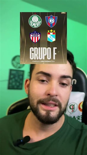 Palmeiras' group in the Libertadores 💚🤯 #palmeiras #football