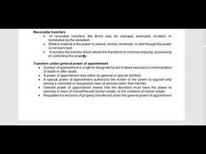 Estate Taxation | Gross Estate