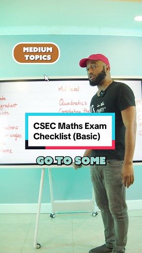 Math Study Checklist for CSEC Exam Success