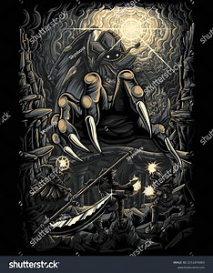 Fantasy World There Monster Hunter Organization Stock Vector (Royalty Free) 2151874083 | Shutterstock