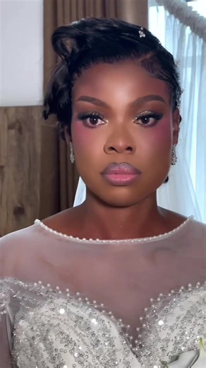 How bless Bride Amarachi #bride #creatorsearchinsights #makeupartistintiktok #makeuplover #jessbliz