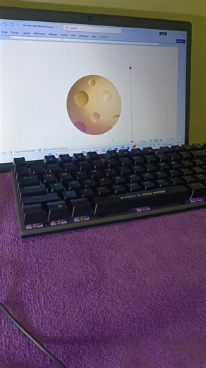 Full Moon Symbol MS Word Shortcut #asmr #keyboard #keyboardshortcuts #fullmoon #wordofgod