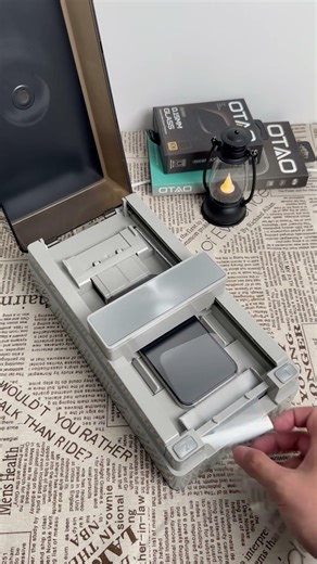 The automatic screen protector machine, hassle-free and labor-saving#otao #screenprotector #iphone