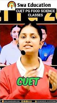 MSc. Food Tech Entrance Exam | CUET PG FOOD SCIENCE & TECHNOLOGY | MSc. FOOD SCIENCE .