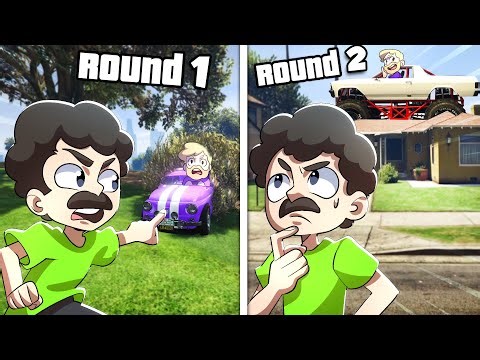 Hide And Seek But The Cars Get BIGGER In GTA 5!