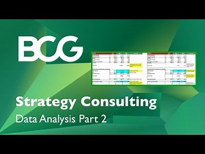 BCG STRATEGY CONSULTING | DATA ANALYSIS TASK 2 PART 2