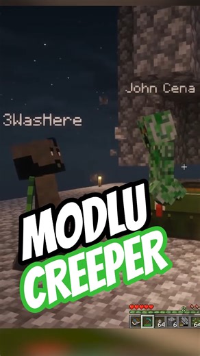 JOHN CENA CREEPER MODU - #minecrafttürkçe #modluminecraft #minecraft